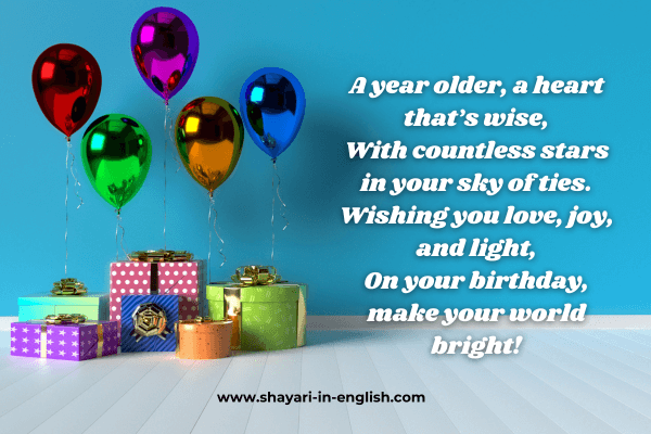  No 7 Birthday Shayari in English