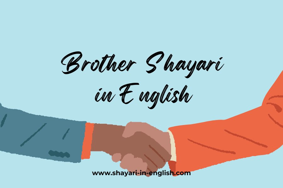 Brother Shayari in english