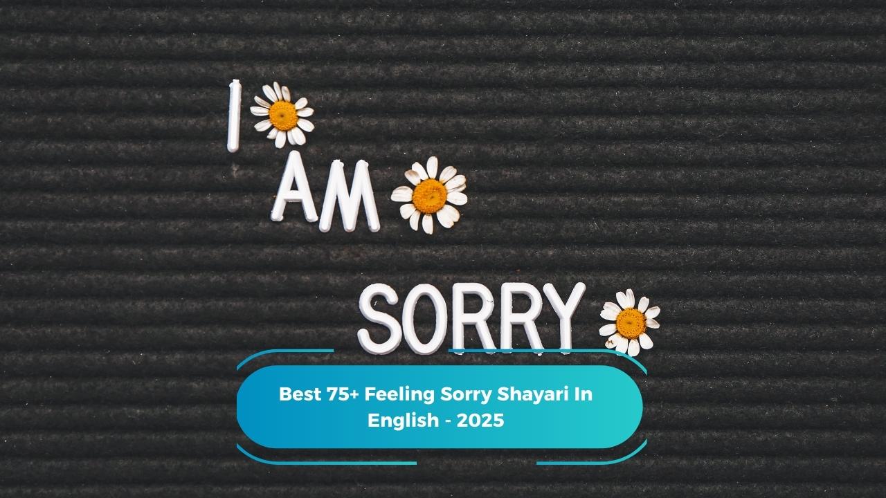 Feeling Sorry Shayari